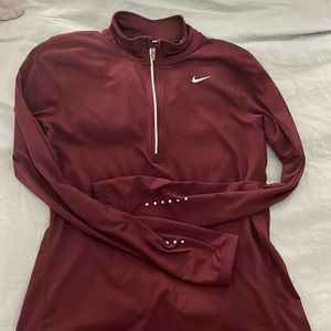 NIKE running quarter zip